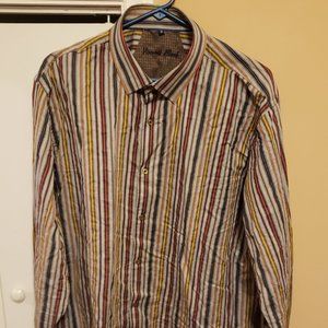 Visconti Black dress shirt size XL